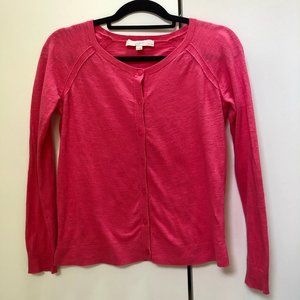 Lightweight Pink Cotton Cardigan